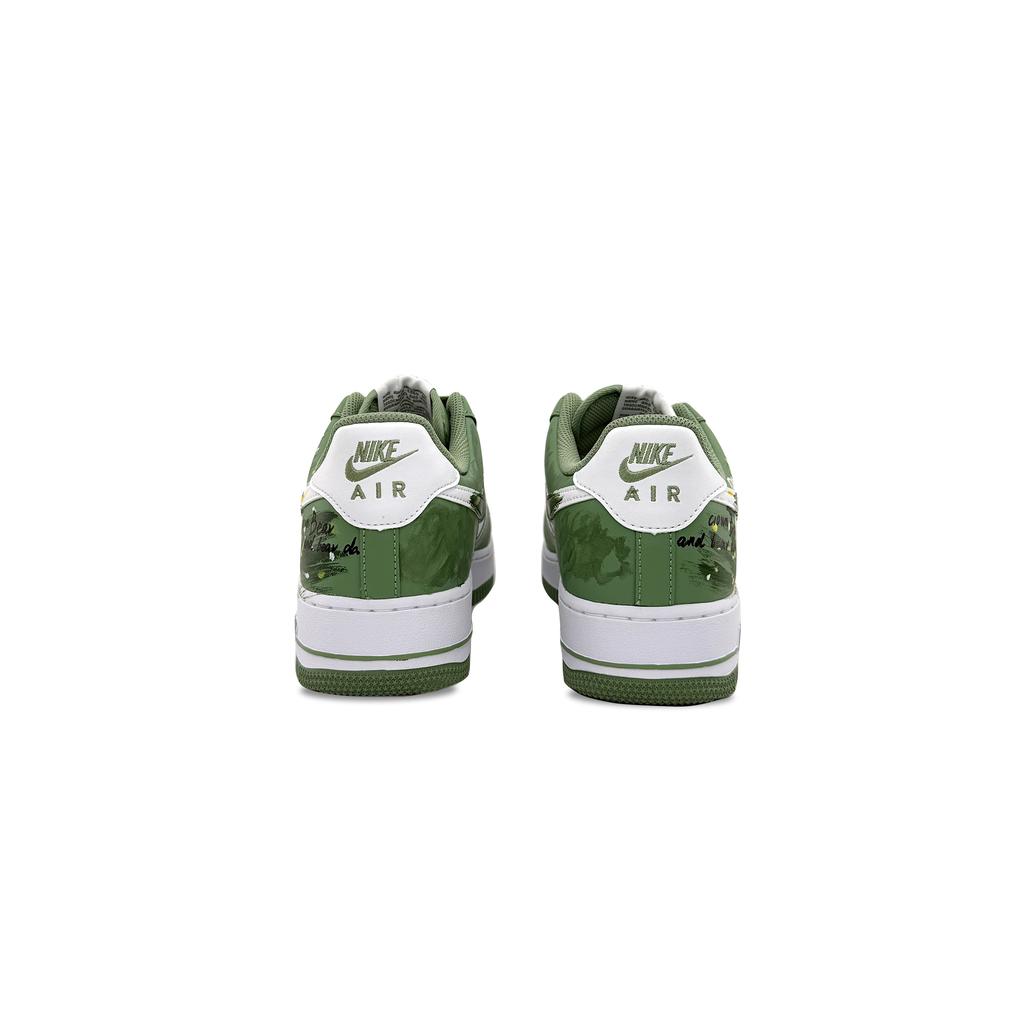 Nike Air Force 1 Green Jasper Bear Trail Cushioning Abrasion Resistant Low top Skateboard Shoes Men's Green FJ4146-301(Team2089-)