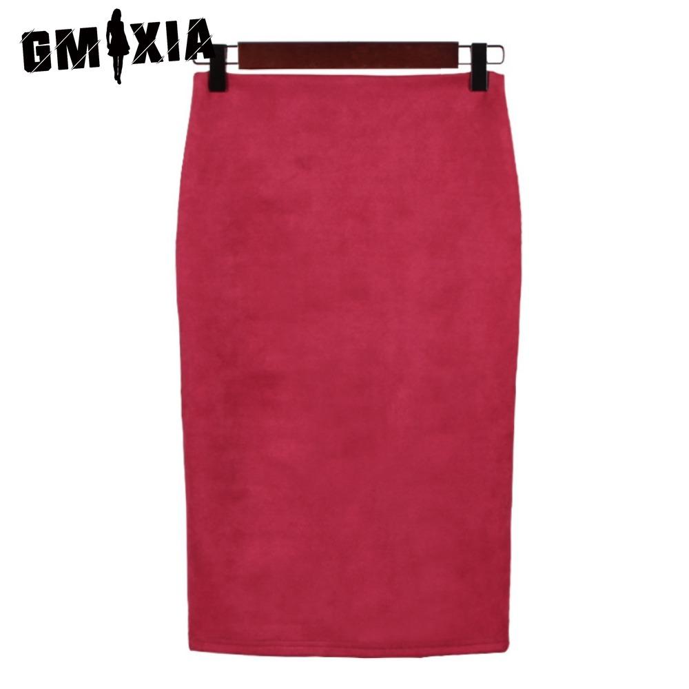 GMXIA Women's Fashion Casual Solid Color Print Summer Spring Skirt