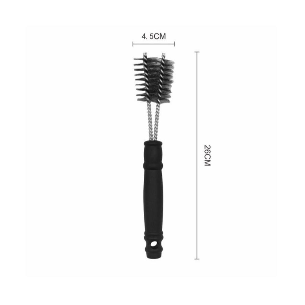 Stainless Steel Bristles Barbecue Grill BBQ Brush Non-stick Washing Brush  Grill Accessories