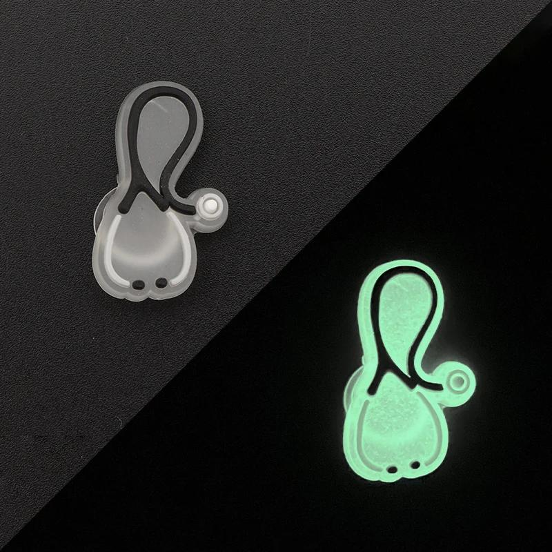 1Pcs Luminous Nurse Shoe Decoration Shoe Charms Pin for Cute Stethoscope Syringe Pill Medical Shoes Charms Clog Women Man