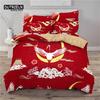 Lucky Cat Bedding Set For Kids Girls Boys 3D Print Floral Duvet Cover Set Microfiber Chinese Traditional Style Comforter Cover