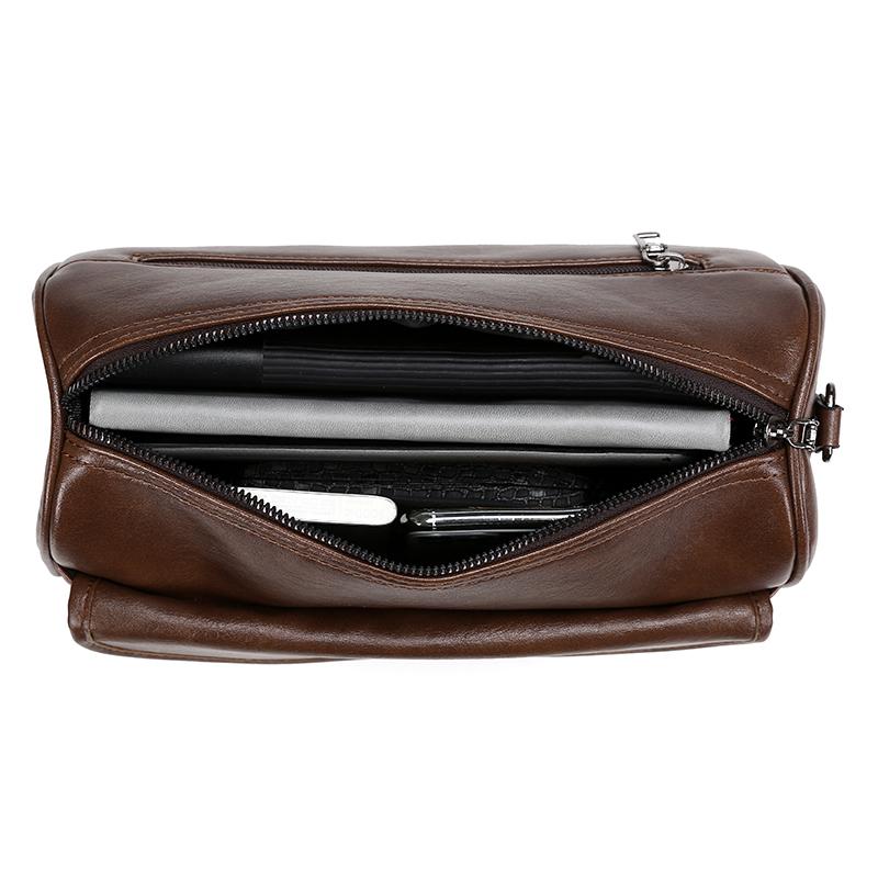 New Men's Shoulder Bag Cylindrical Shape Fashionable Crossbody Bag Large Capacity Designer with Minimalist Style Side Backpack