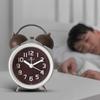 Nordic Style Clock Simple Ringing Alarm Clock Children Study Bedside Clock Night Light