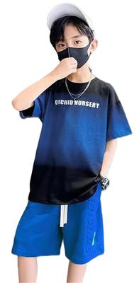 Kinder Kleidung Set Oberteil und Hose Set Jungen Cooles Set Grundschüler Outdoor Sport Trikot Oberteil und Hose Set Jungen 120 130 140 150 160 170
