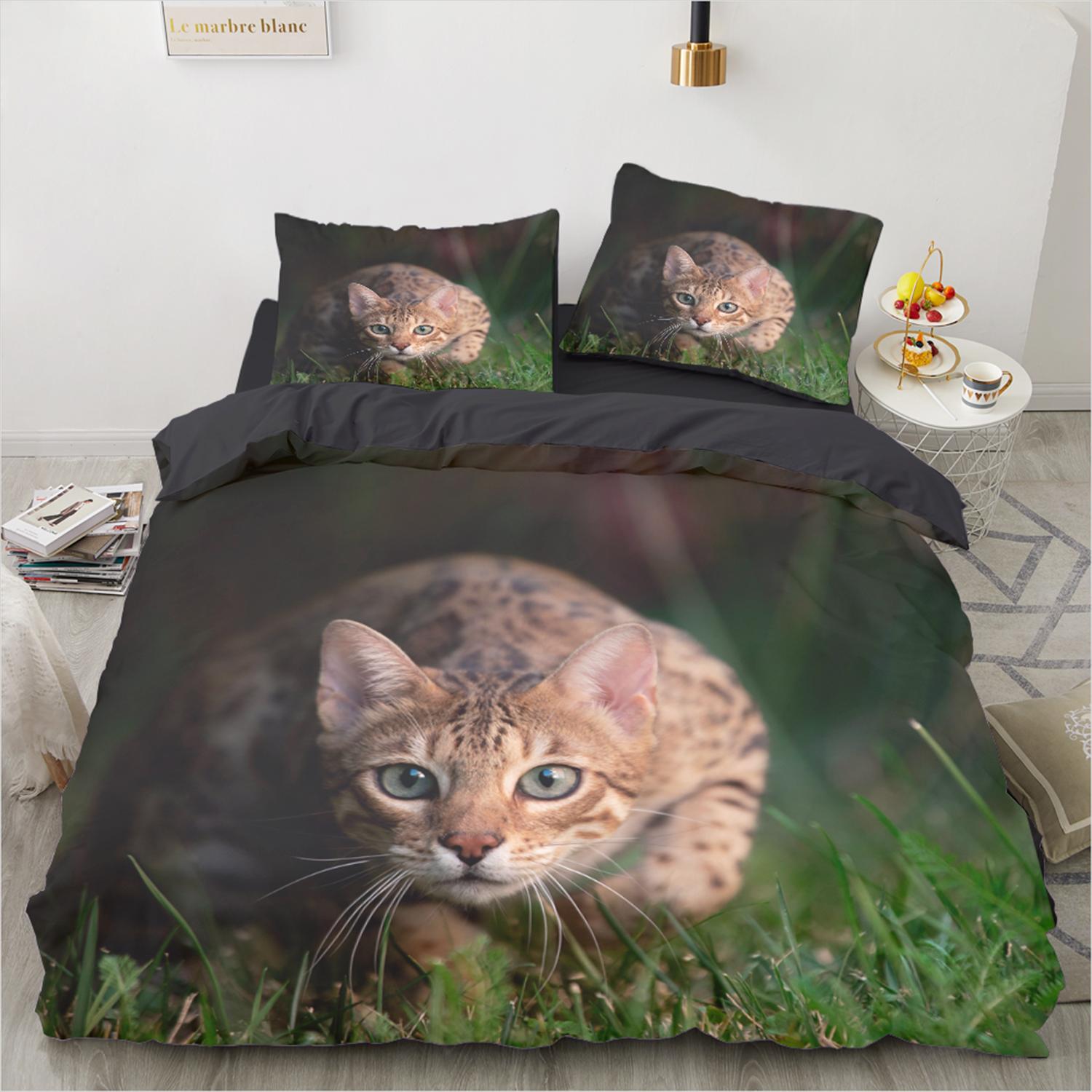 

Border collie Bedding Set for Kids Boys, Cute Dog Cat Printed Duvet Cover Set, Twin/Full/Queen/King Bed Linen 200x200 140x200 140x200 (50x75cm x1