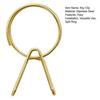 1/2Pcs Key Clip Stainless Steel Clamp Design Easy Installation Split Ring Alternative Key Organizer Key Accessory