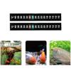 1-5 Stück Aquarium Fischbecken Streifen Aufkleber Verfärbungs-Thermometer Aufkleber Klebend Klebrig Doppelskala Aufkleber Temperaturwerkzeuge