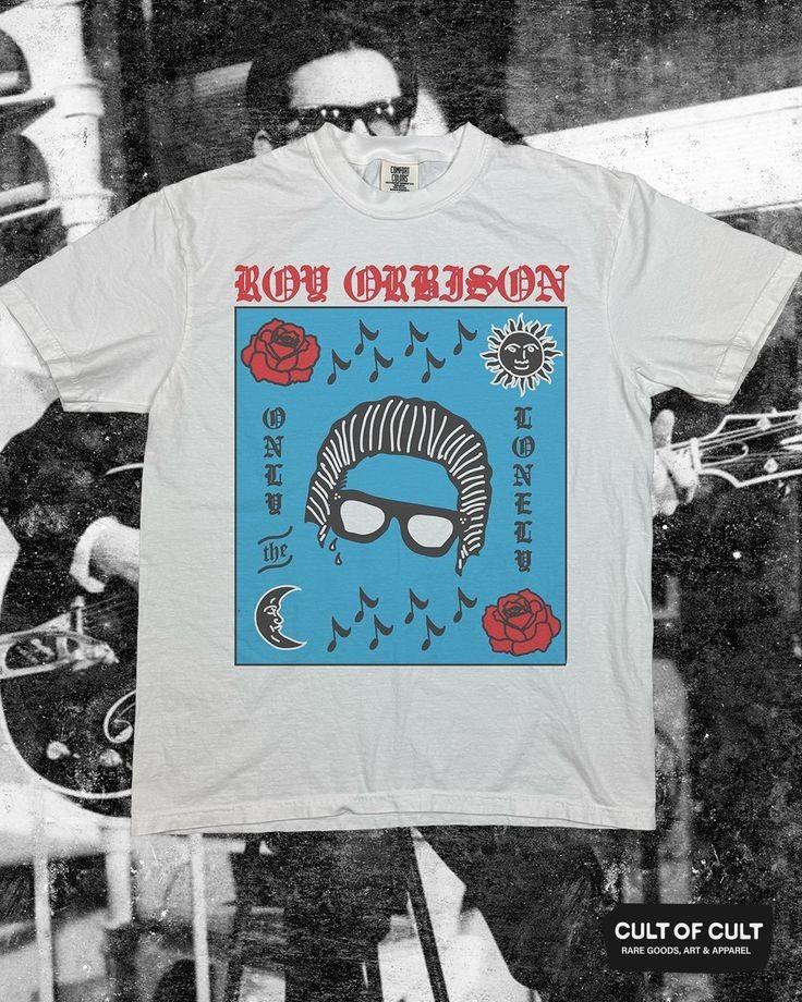 Roy Orbison Only the Lonely TShirt  White PNA_256  Unisex T-Shirt XL