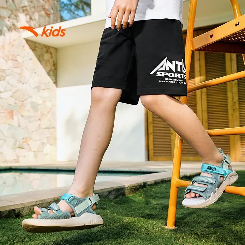 Anta Boys' Summer Loose Breathable Sports Shorts