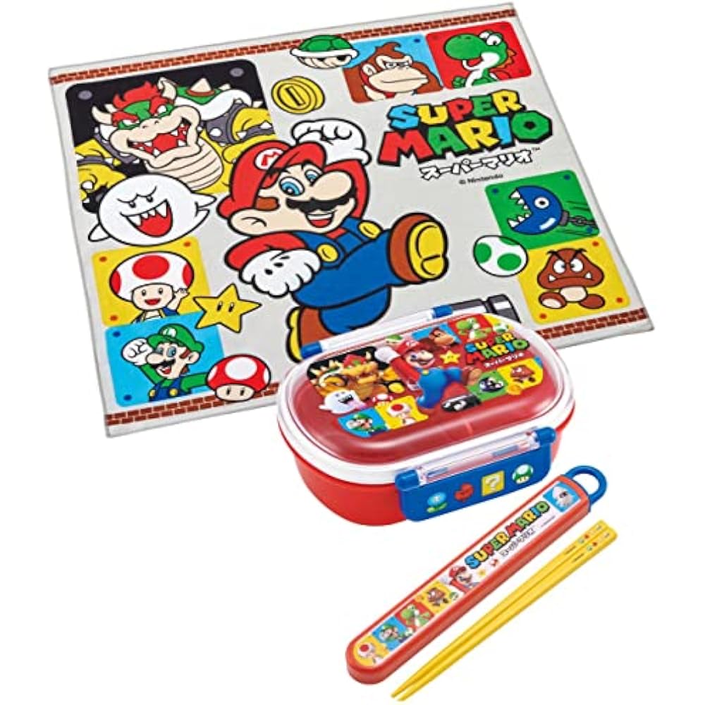 Skater (Skater) KB4-A Lunch Cloth Kids Bento 43 x 43 cm Made in Japan Super Mario 23 Boys