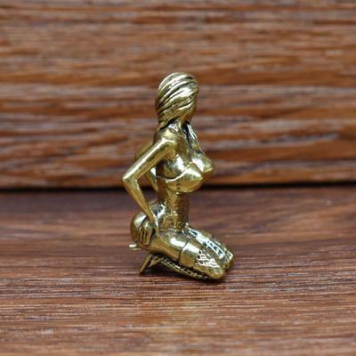 Brass Modern Beauty Statue Ornaments Desktop Office Bedroom Desktop Handicrafts Beauty Art Simulation Model Ornament Collection