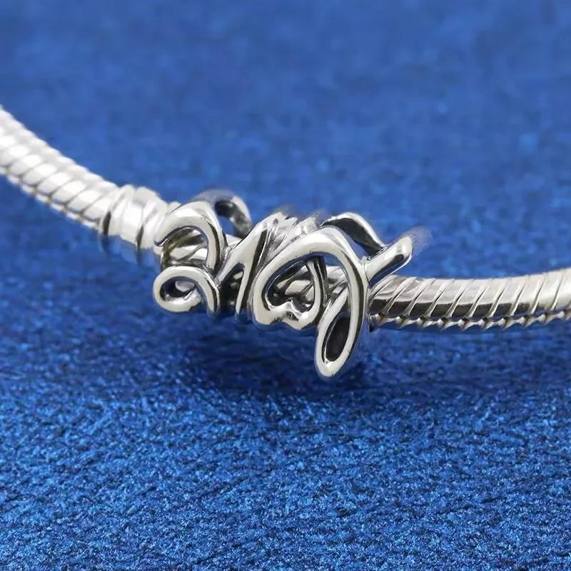 925 Silver New Couple Series Love Boy&Girl Dangle Charms Heart Beads Fit Bracelet for Women Diy Fine Jewelry Gift