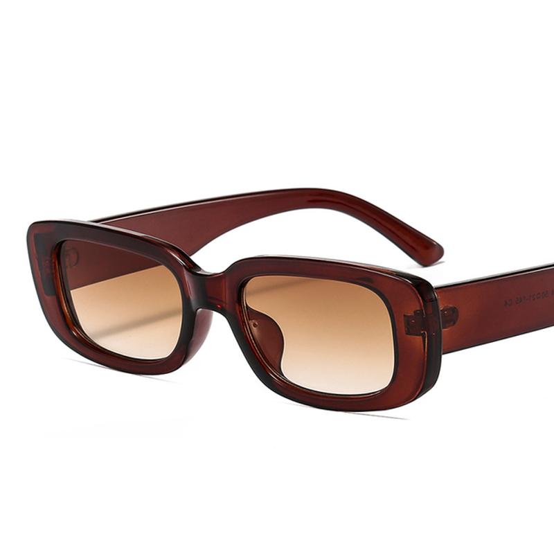 2022 Rectangle Vintage Sunglasses Fashion Leopard Summer Sunglasses Sport Retro Square