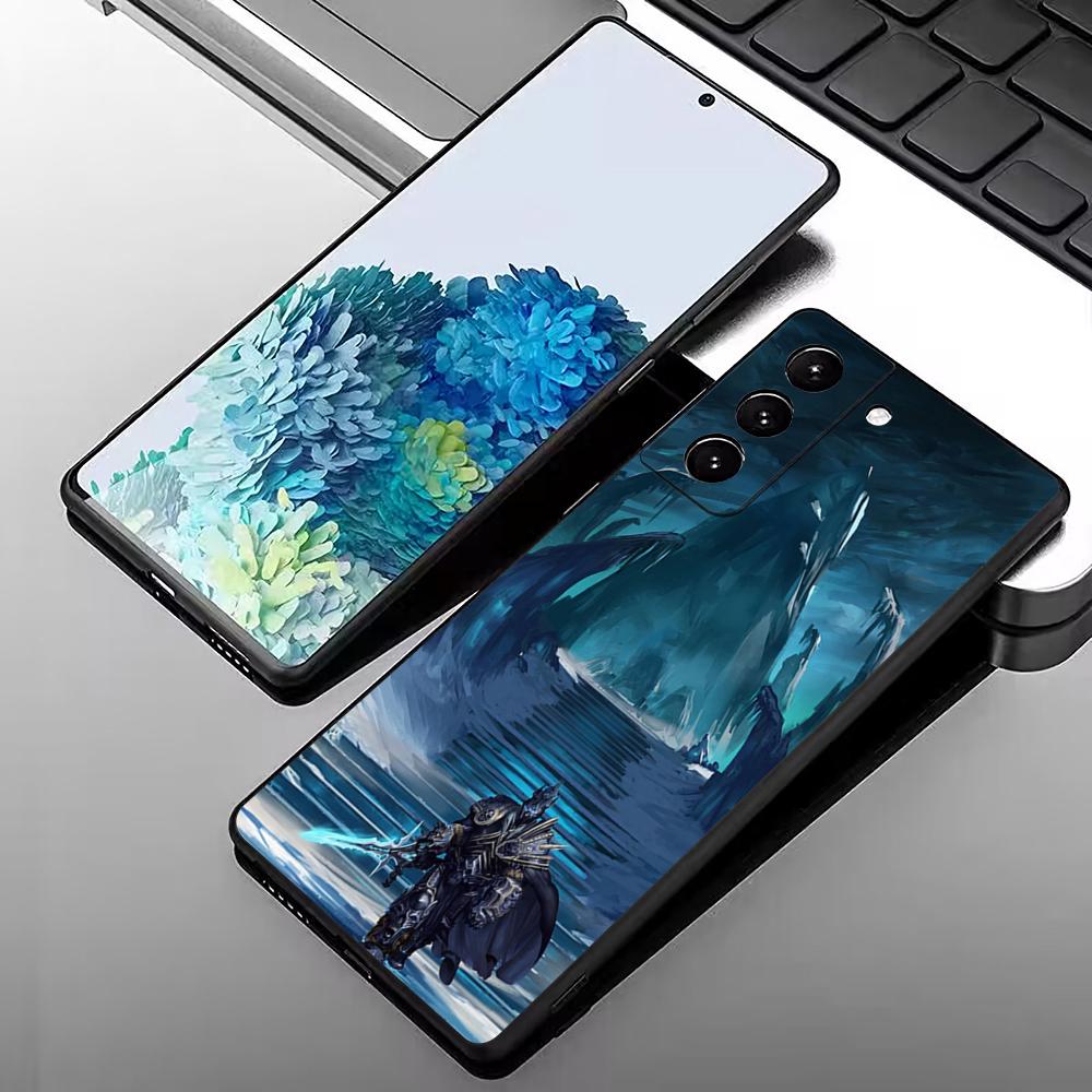 World Of Warcraft L-LichS King Phone Case For Samsung S25 Edge 24 23 22 21 20 Ultra Plus Fe Galaxy A54 53 34 25 16 Silicon Cover