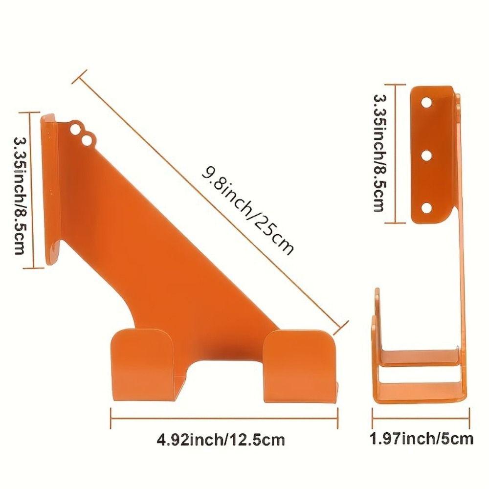 Premium Universal Chainsaw Holder Rust-Proof Metal Chainsaw Hanger Anti-Slip Hooks Space-Saving Storage Organizer Workshop