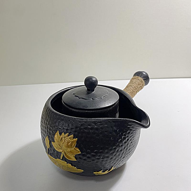 Volcanic Stone Electric Teapot Stove Set for Indoor Cooking and Gifting