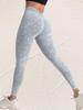 Seamless Sandwashed Women's Yoga Pants - Peach Hip Lift, High Elasticity, Outdoor Running & Sports Tights