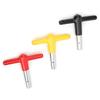 3PCS Yellow+Black+Red Drum Key Wrench Silicone + Metal Drum Tuner Key  For Percussion Drummers
