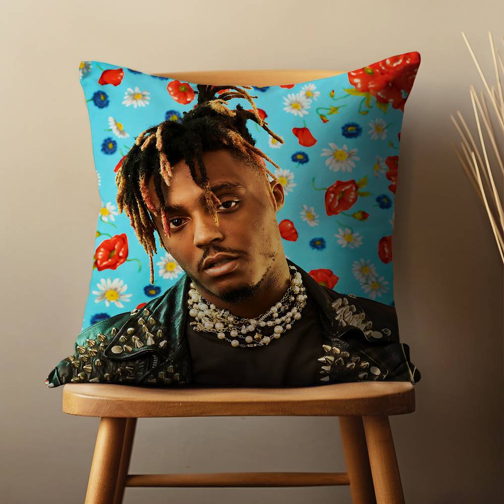 Rapper J-Juice W-Wrld Cool Throw Pillow Case For 45*45cm,55*55cm,30*30cm For Home Bedroom Decoration And Protector
