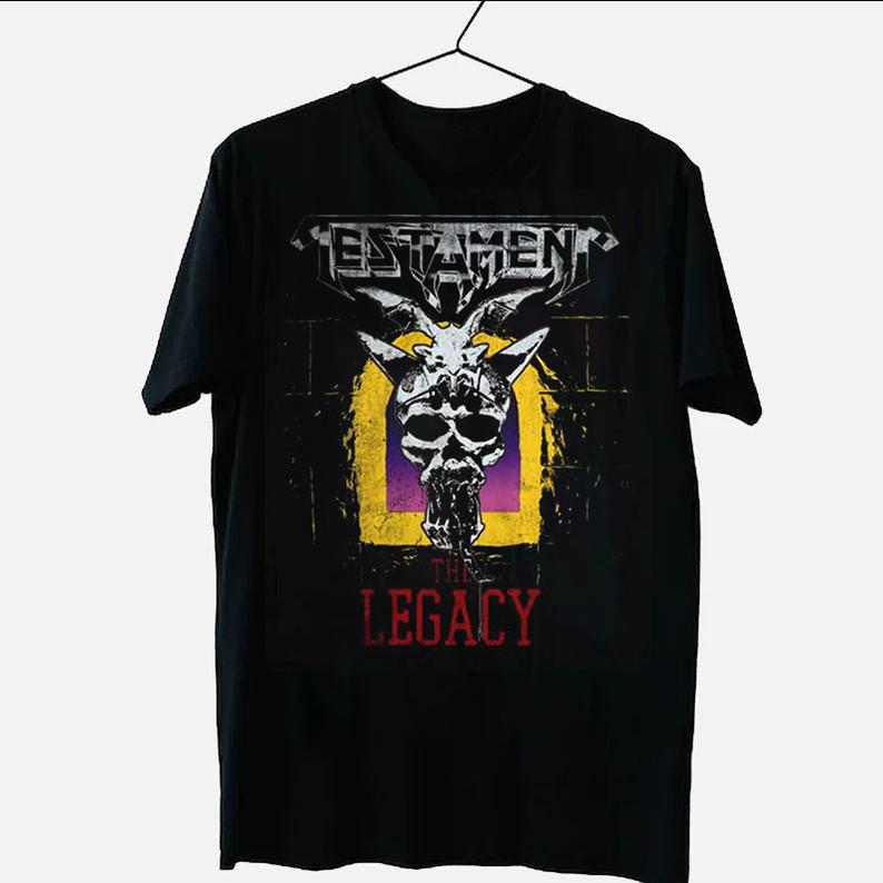Футболка с коротким рукавом Testament Band The Legacy Унисекс Все Размеры XL