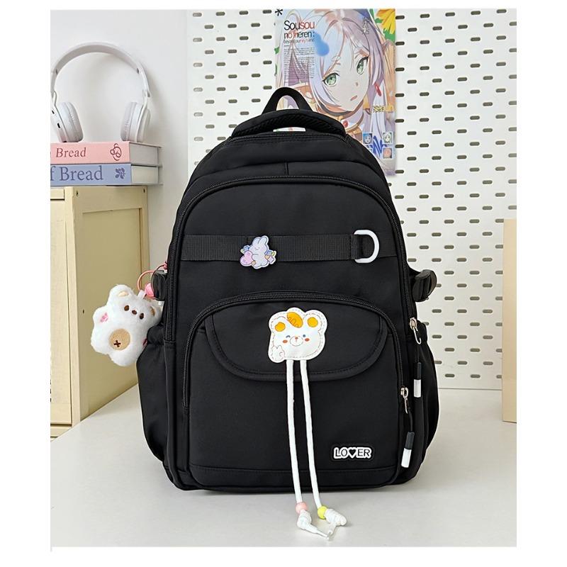 New Junior and Senior High School Students' New Lightweight and Lovely High Value and Large Capacity Multifunctional Backpack with Contrasting Colors.