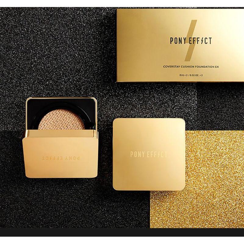 PONY EFFECT - Coverstay Cushion Foundation EX - 4 Colors