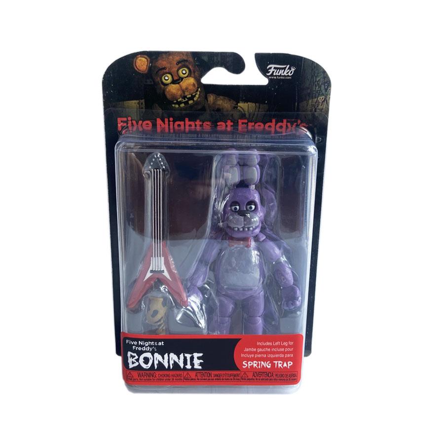 14CM FNAF Figures Nightmare Freddy Bonnie Foxy Chica Action Figure Movable Blacklight Freddy Frostbe PVC Model Collection Toys
