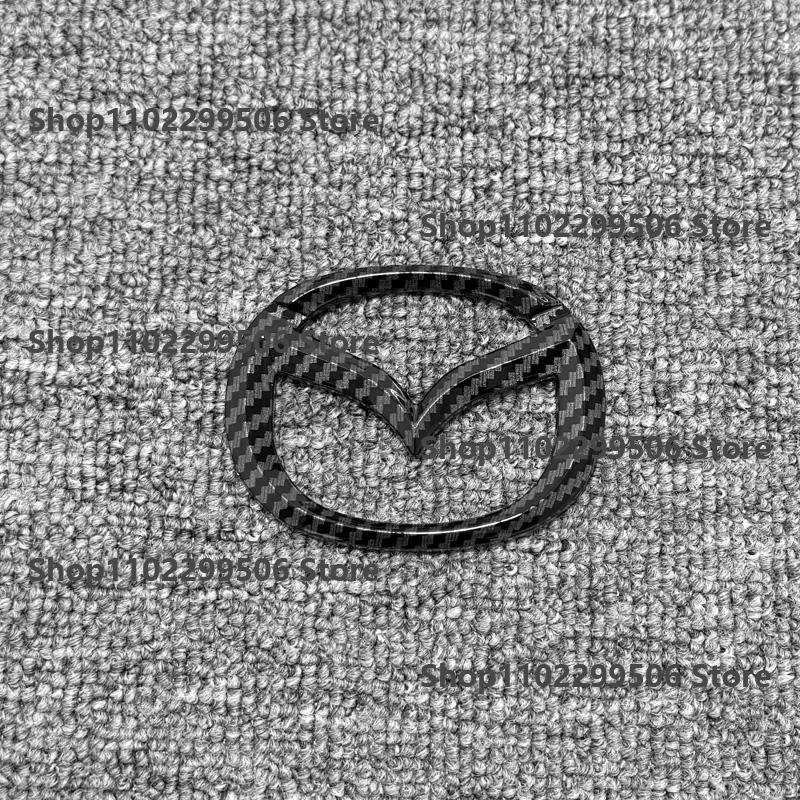 ABS Car Front Trunk Emblem for Mazda MX5 NC ND Logo Steering Wheel Badge 3D Body Replaced Sticker Rear Tail Refitting Decoration