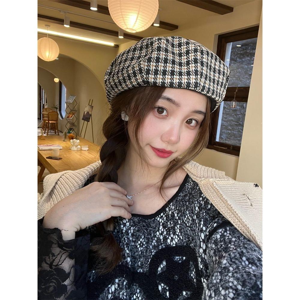 Damenhüte Neue Ankunft Modischer Vielseitiger Baskenmütze Damen Künstlerhut Minimalistische Elegante Kopfbedeckung