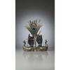Krishna Hand with Flute & Peacock Feather Idol for Home Decor Gift, Office & Living Room, Peacock
