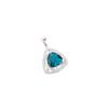 Apatite Gemstone 925 Solid Silver Jewelry Designer Zircon Pendant 0.99" For Mom CZP-8-13