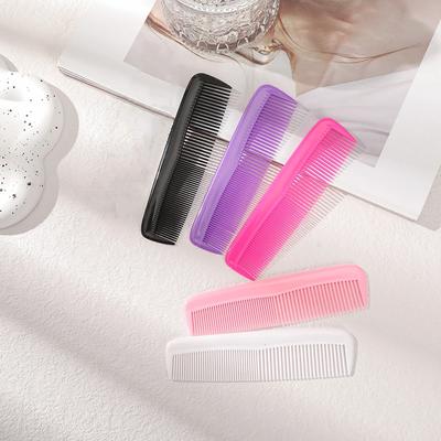 5 piezas/set Peine de plástico para mujer Peluquería Peine para el cabello Cola puntiaguda Peine para el cabello Peinado Peine para el cabello Multiusos