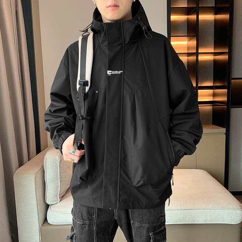 

2024 New Trend Single Layer Purple Windbreaker - Waterproof & Windproof, Outdoor Couple Style M колір зеленого яблука