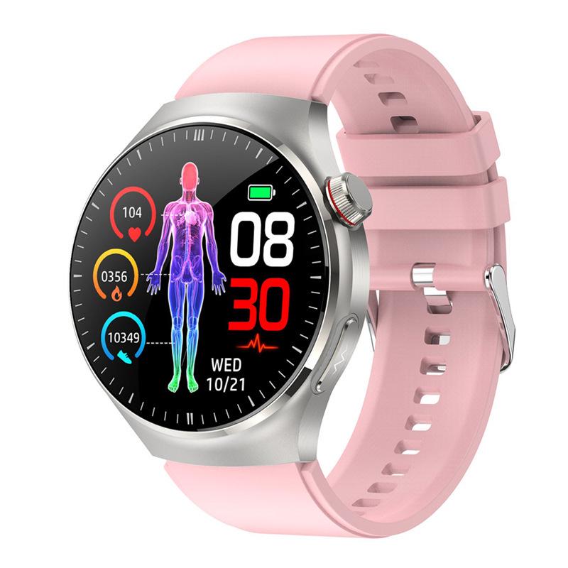 Smartwatch with ECG, Health Monitoring, SOS, Breathing Exercises, Uric Acid & Blood Lipid Tracking, WeChat & Sports Features