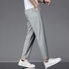 Pantaloni elastici ocazional Pantaloni sport pentru bărbați Pantaloni tăiați moi Pantaloni bărbați cu picior drept largi agățați