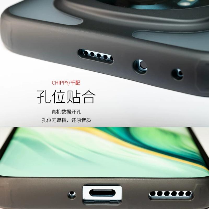 For Honor Magic 6 Pro Case Fashion Matte Transparent Acrylic Silicone Skin Feel Back Cover For Honor Magic6 Pro Shell Shockproof
