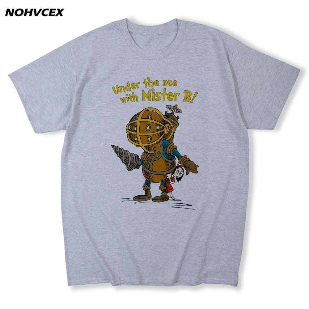 Bioshock Mens Womens Shirt Printing Design T Shirt 2XL