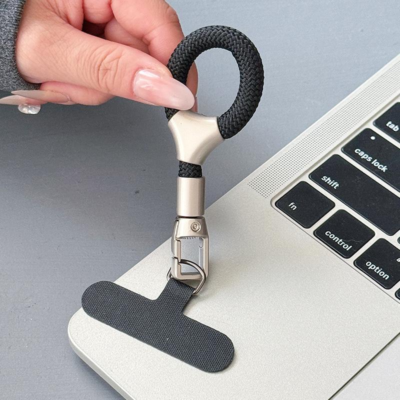 360 Rotating Ring Buckle Thumb Lanyard Multi Functional Phone Strap for Security at Events or Public Places