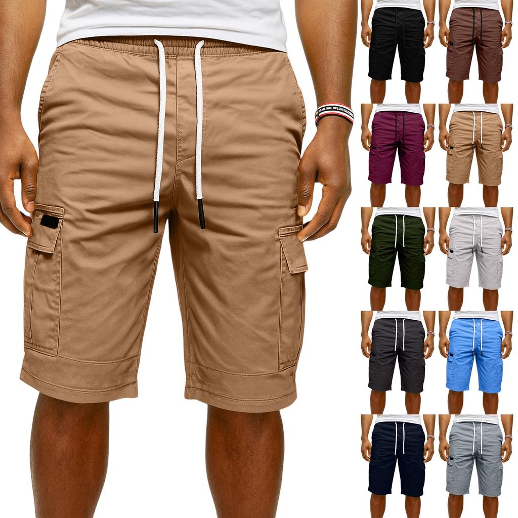 Men's Sports Pocket Workwear Casual Loose Shorts Casual Jogging Shorts