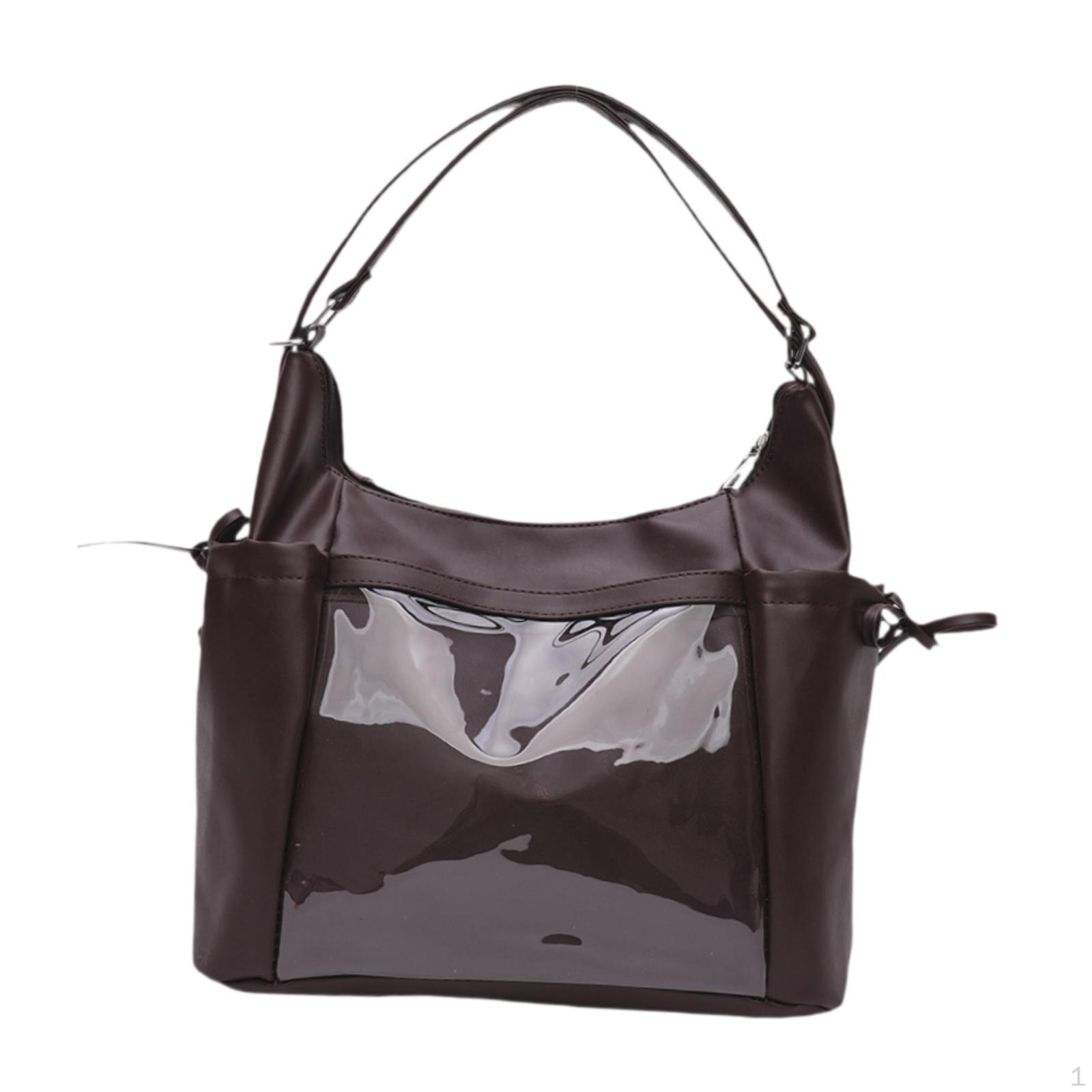 

Ita Сумка Рюкзак Прозрачное Окно Чехол Для Хранения Булавки Сумка Через Плечо Для Демонстрации Аниме Фигурок темно-коричневого