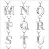 Explosive Jewelry Export Silver Jewelry Necklace 26 Letter Necklace A-Z Accessories