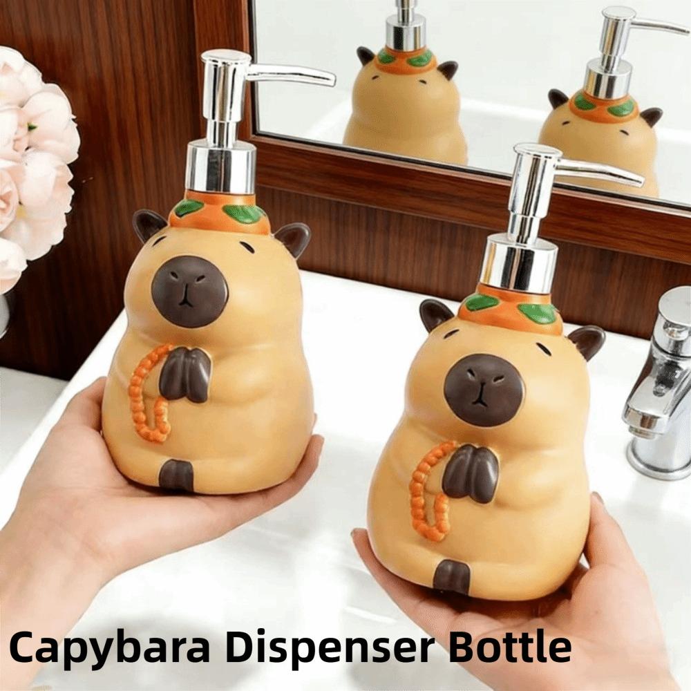 Animal Design Capybara Dispenser Bottle Cute Shampoo Soap Dispenser  Birthday Gift
