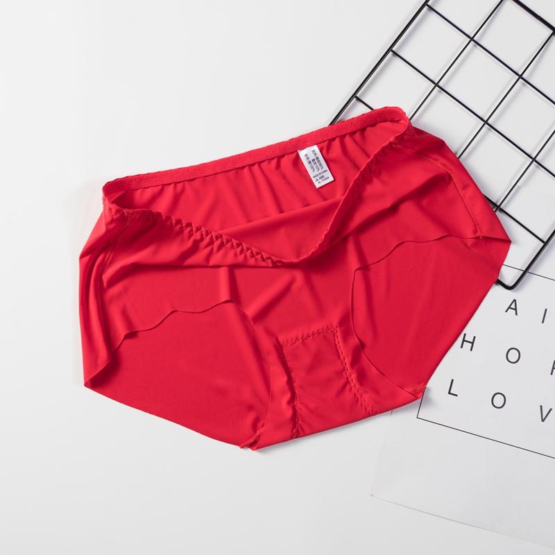 

1шт ультратонкие бесшовные трусики сексуального нижнего белья без следов 3XL красный
