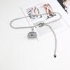 Silver Chain Waistband With Small Bag Womens Clothing Dresses Coats Accessories