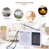 Telescopic Antenna Radio AM FM Battery Operated Portable Radio Reception Long Lasting For Emergency Running Walking Home Radio