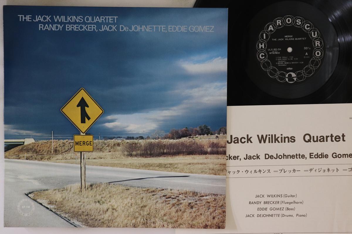 

LP Record JACK WILKINS QUARTET - Merge (with Randy Brecker, Jack DeJ ULX90CH CHIAROSCURO 1978 Japan Jazz