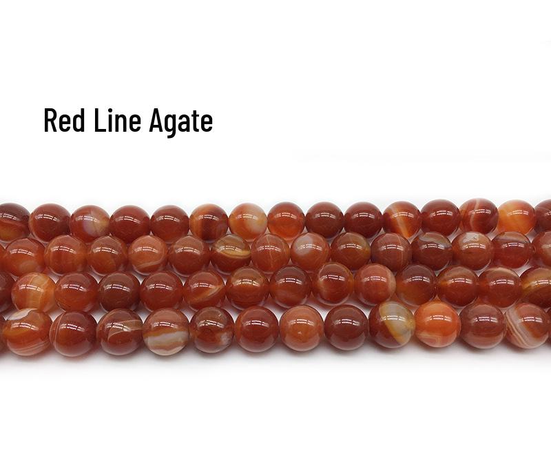 Blue Agate Starry Sky Chalcedony Beads for DIY Handmade Round Earrings