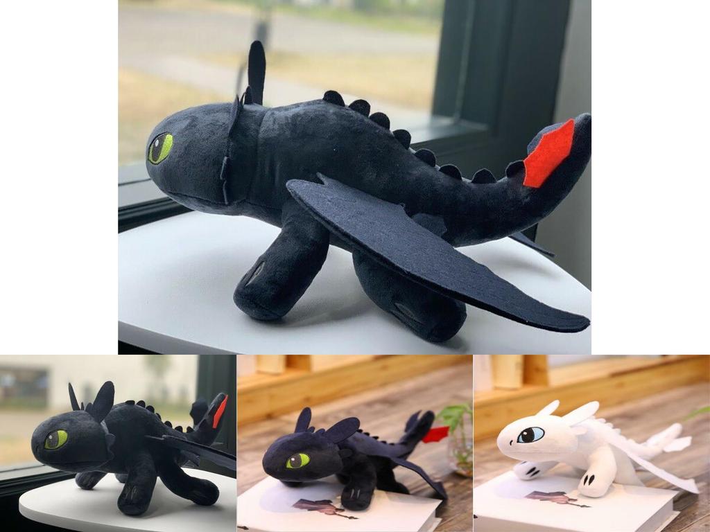 How To Train Your Dragon Toothless Night Fury Soft Plush Toy 20cm 25cm 35cm 45cm 65cm Educational Gift For Kids