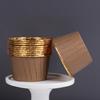 100 Stück Papier-Muffin-Förmchen Uni/Bedruckt Lebensmittelqualität Ölfest Gerollter Rand Kuchenform DIY Backzubehör Küchenbacken