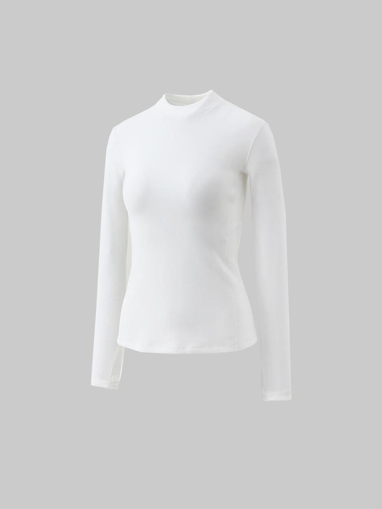 Sous-pull thermique en velours allemand pour femme:  Haut de gamme, Embellissant la peau, Parfait pour l'automne et l'hiver.